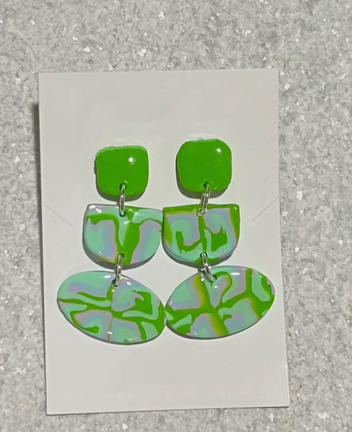 Summer in Green Earrings