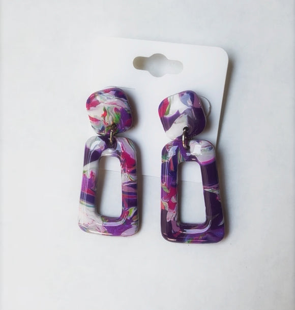 Purple Rain Earrings
