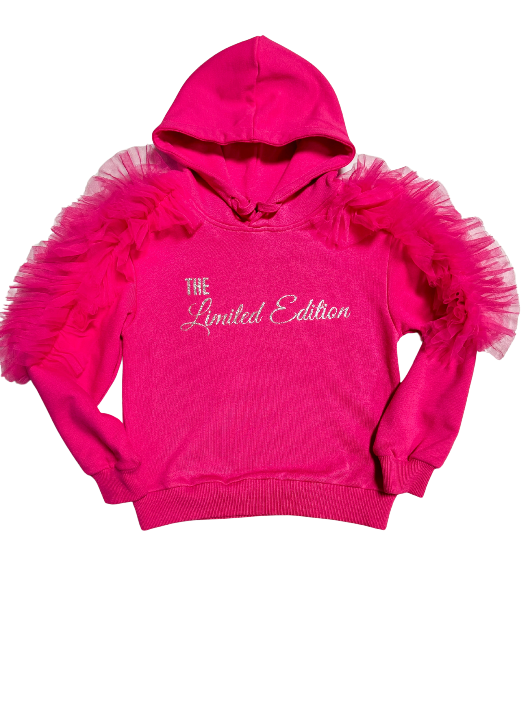 Kids Limited Edition Tulle Hoodie- Pink