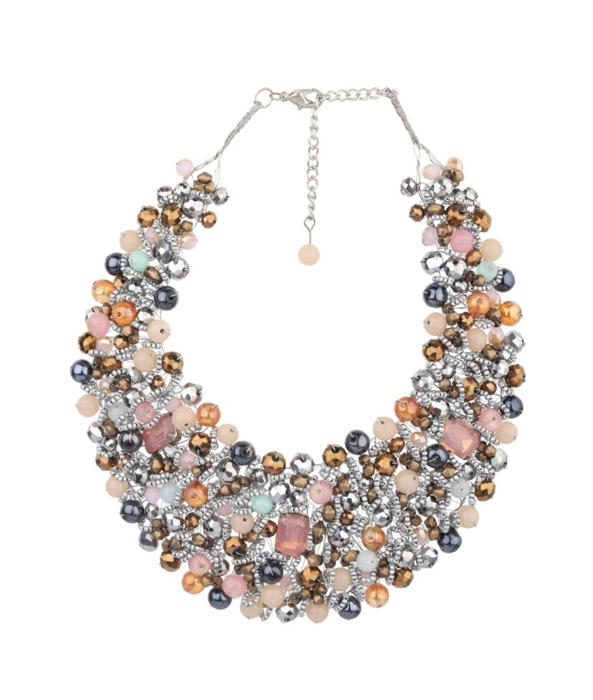 Beaded Statement Necklace