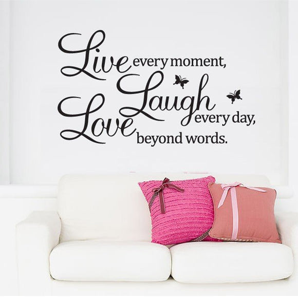 Live, Laugh, Love DIY Wall Decals